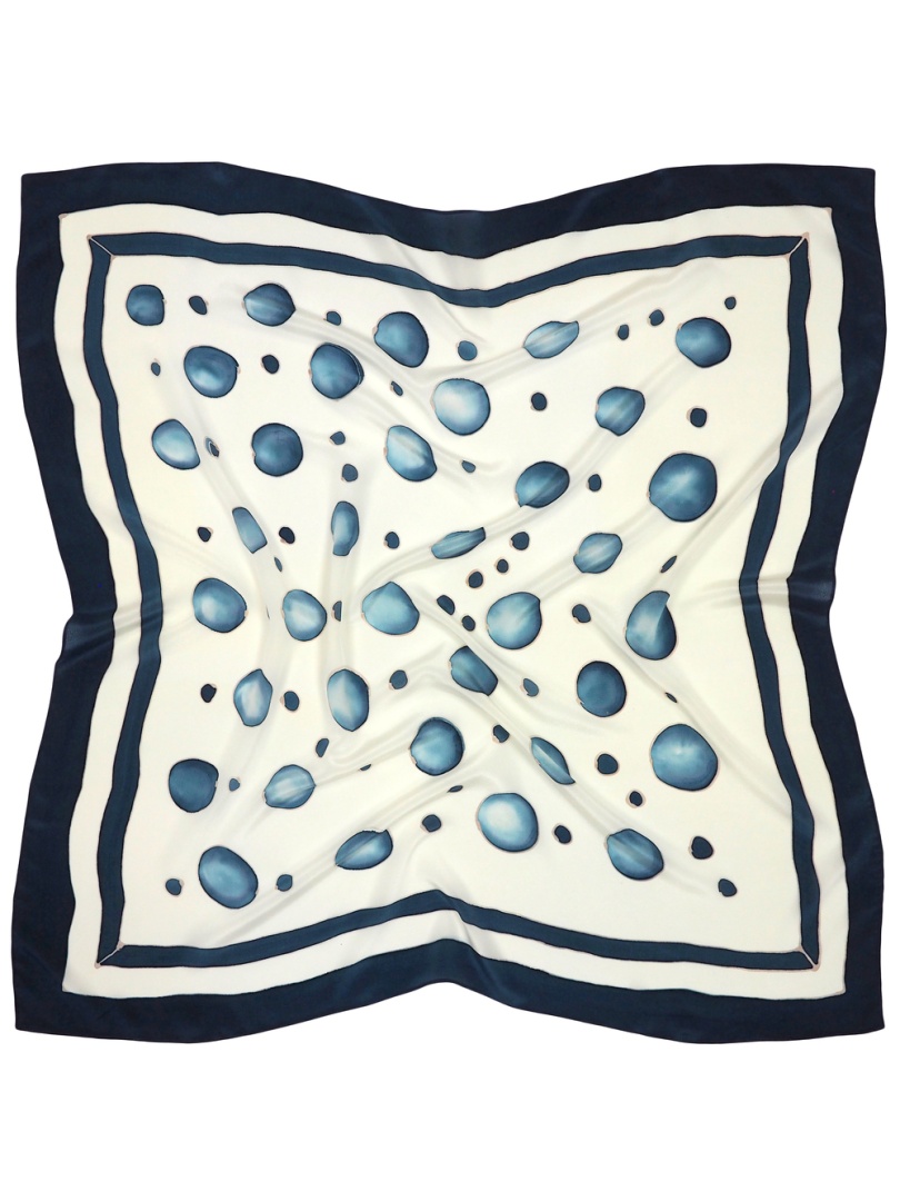 AM-077 Chusta jedwabna, r�cznie malowana 90x90cm
